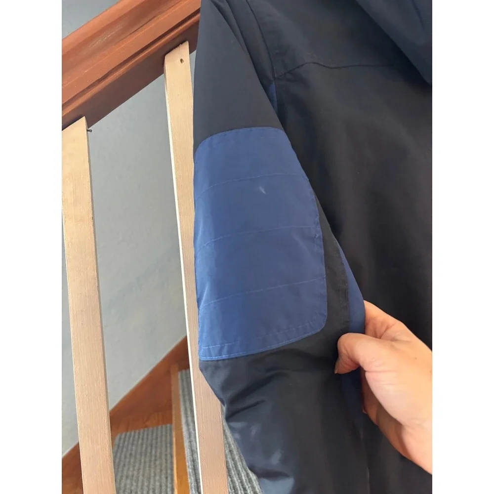 Lands’ end grow-a-longs blue winter jacket coat 7